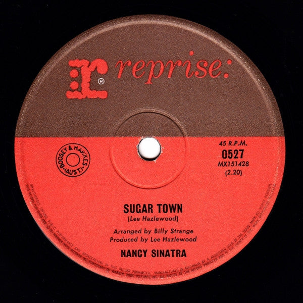 Nancy Sinatra : Sugar Town (7", Single)