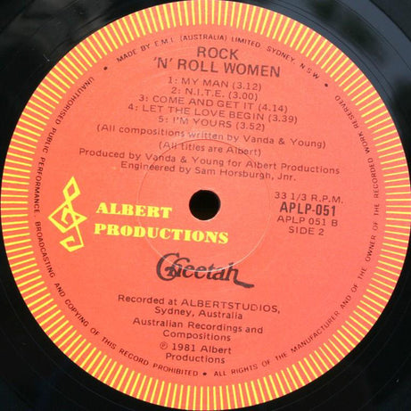 Cheetah (3) : Rock & Roll Women (LP, Album)