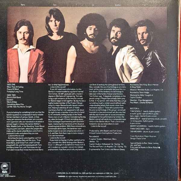 Boston : Boston (LP, Album)