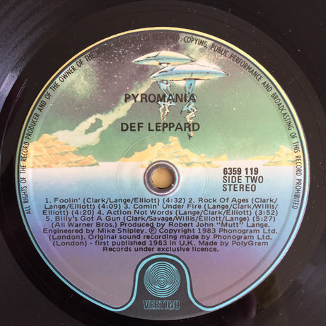 Def Leppard : Pyromania (LP, Album)