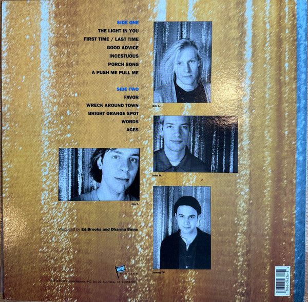 Dharma Bums (3) : Welcome (LP, Album, Gol)