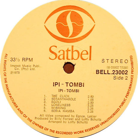 Ipi-Tombi : Ipi-Tombi (LP, Album)