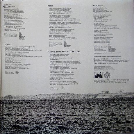 Elton John : Honky Château (LP, Album, Pin)