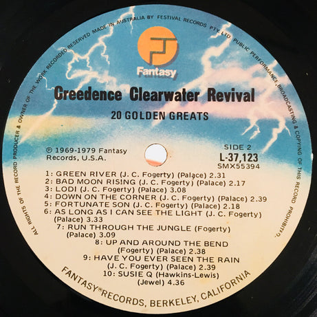 Creedence Clearwater Revival : 20 Golden Greats (LP, Comp)