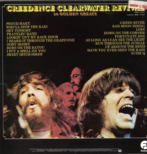 Creedence Clearwater Revival : 20 Golden Greats (LP, Comp, RP)