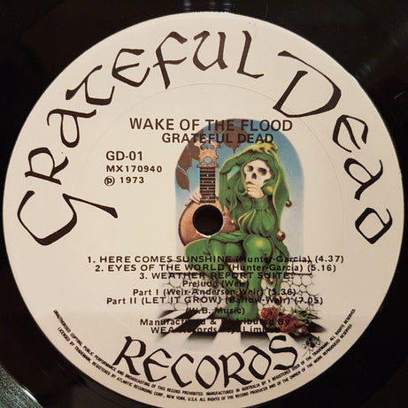 The Grateful Dead : Wake Of The Flood (LP, Album)