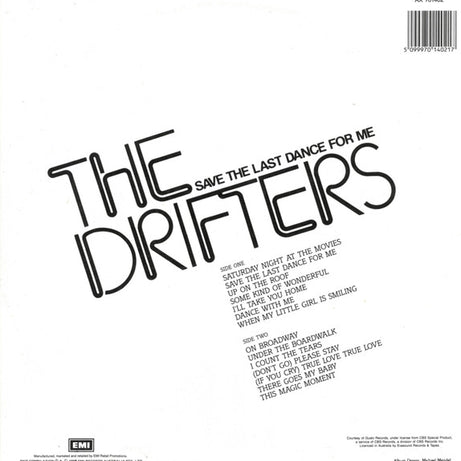 The Drifters : Save The Last Dance For Me (LP, Comp, RE)