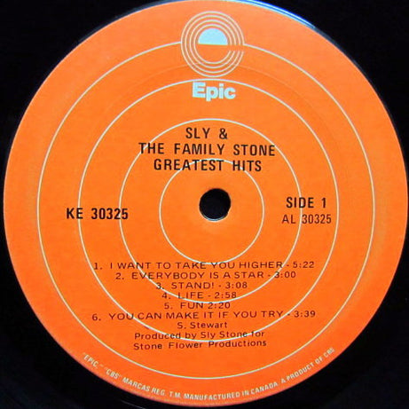 Sly & The Family Stone : Greatest Hits (LP, Comp, Gat)