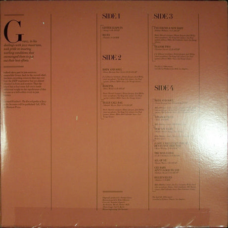 Jazz At The Philharmonic : The Historic Recordings (2xLP, Album, RE, Pit)