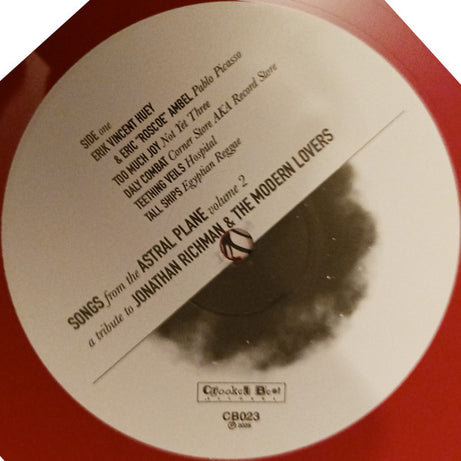 Various : Songs From The Astral Plane, Volume Two: A Tribute To Jonathan Richman & The Modern Lovers (LP, Num, Red)