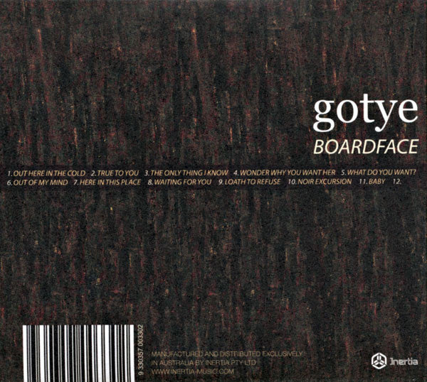 Gotye : Boardface (CD, Album, RE)