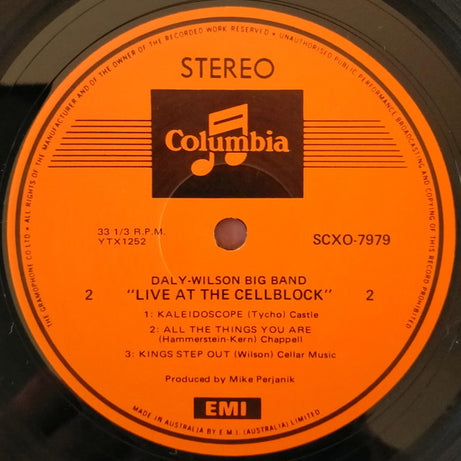 Daly-Wilson Big Band : Live! At The Cellblock (LP, Album, RE)