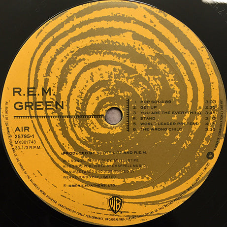 R.E.M. : Green (LP, Album)