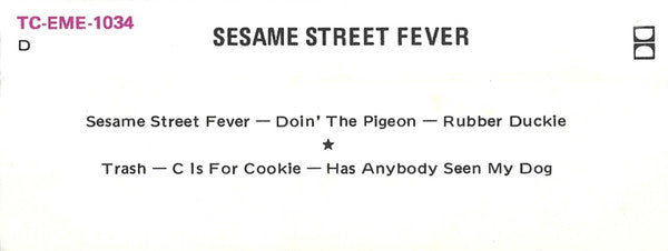 Sesame Street : Sesame Street Fever (Cass, Album)