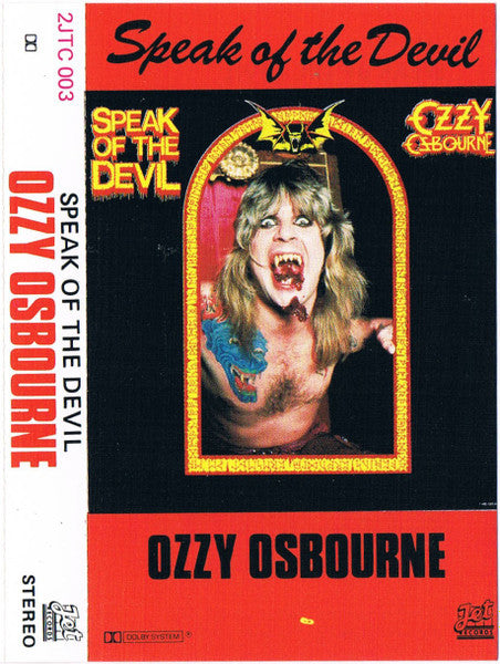 Ozzy Osbourne : Speak Of The Devil (Cass, Album, RE, Dol)