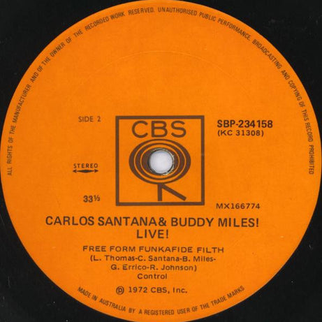 Carlos Santana & Buddy Miles : Carlos Santana And Buddy Miles! Live! (LP, Album)