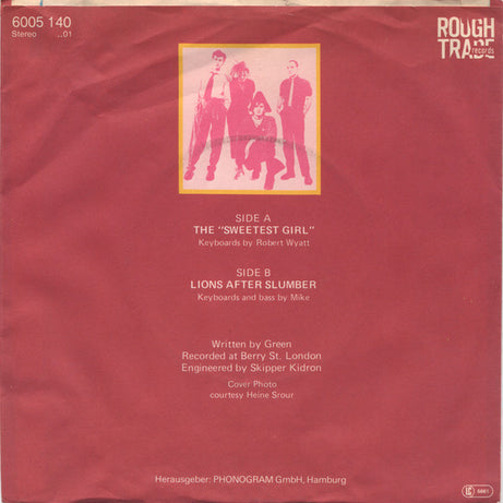 Scritti Politti : The "Sweetest Girl" (7")