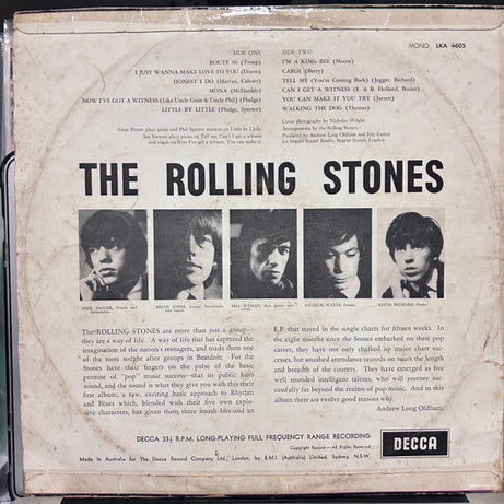 The Rolling Stones : The Rolling Stones (LP, Album, Mono)