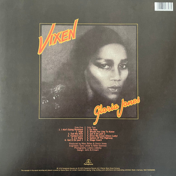 Gloria Jones : Vixen (LP, Album, RSD, RE)