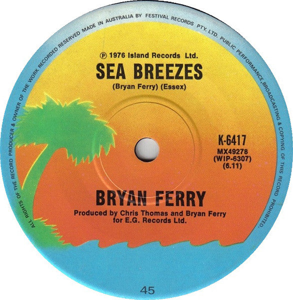 Bryan Ferry : Let's Stick Together (7", Single)