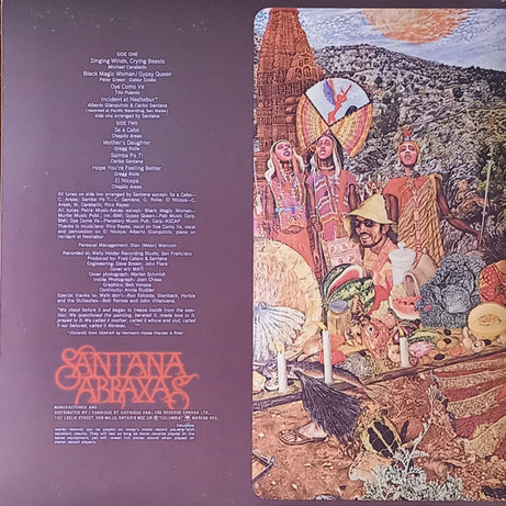 Santana : Abraxas (LP, Album, RE, Gat)