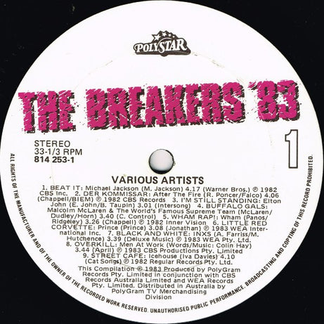Various : The Breakers '83 (LP, Comp)