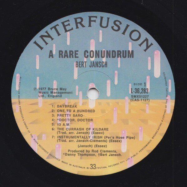 Bert Jansch : A Rare Conundrum (LP, Album)