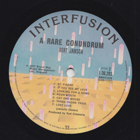 Bert Jansch : A Rare Conundrum (LP, Album)