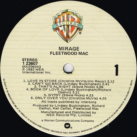 Fleetwood Mac : Mirage (LP, Album)