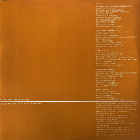 Art Garfunkel : Fate For Breakfast (LP, Album)