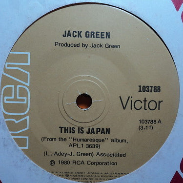 Jack Green : This Is Japan (7", Single)