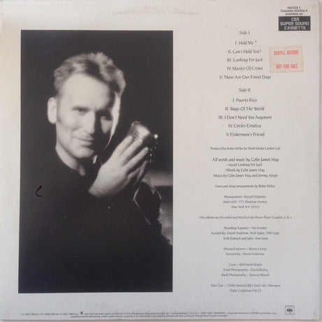 Colin James Hay* : Looking For Jack (LP, Album)