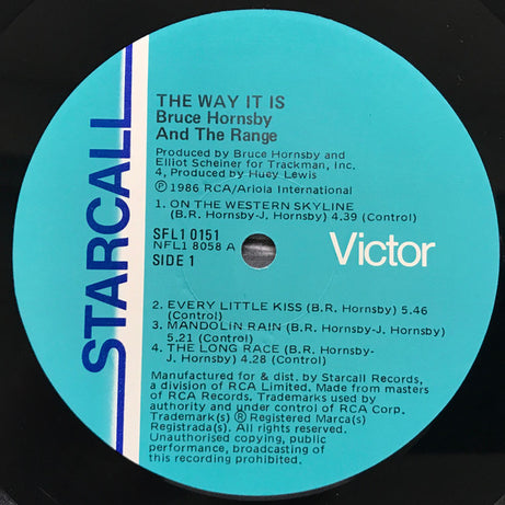 Bruce Hornsby And The Range : The Way It Is (LP, Album)