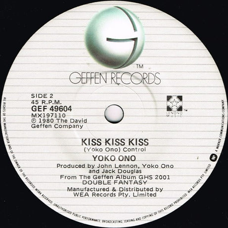 John Lennon : (Just Like) Starting Over (7", Single)