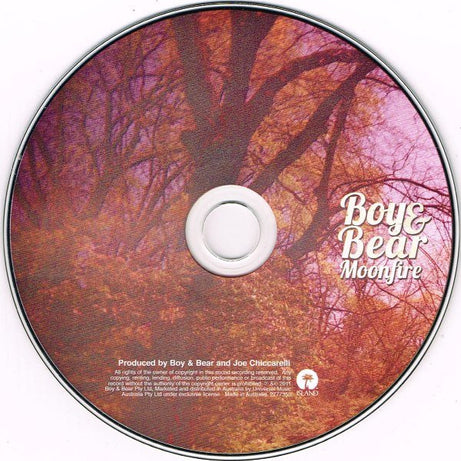 Boy & Bear : Moonfire (CD, Album)