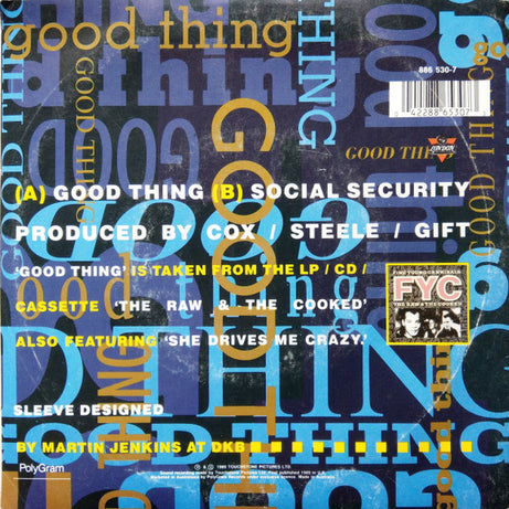 Fine Young Cannibals : Good Thing (7", Single)