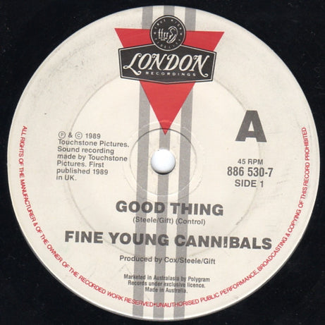 Fine Young Cannibals : Good Thing (7", Single)