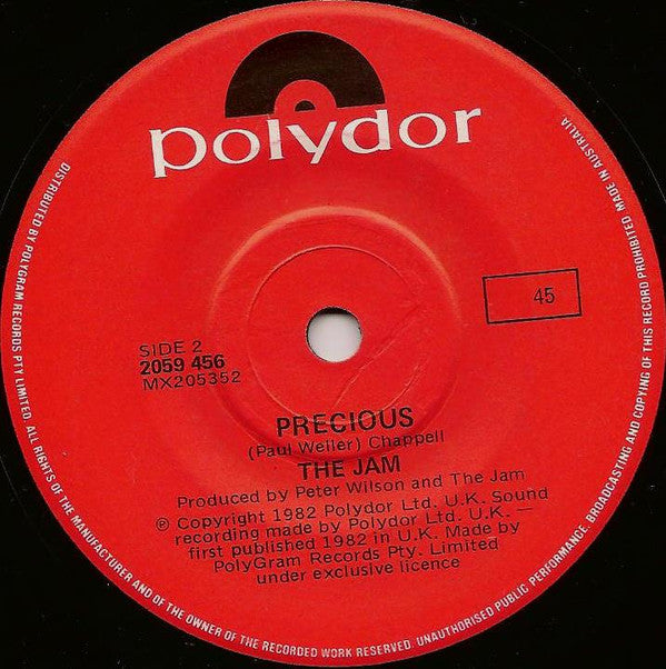 The Jam : Town Called Malice / Precious (7", Single)