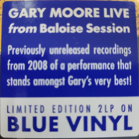 Gary Moore : Live From Baloise Session (2xLP, Album, Ltd, Blu)