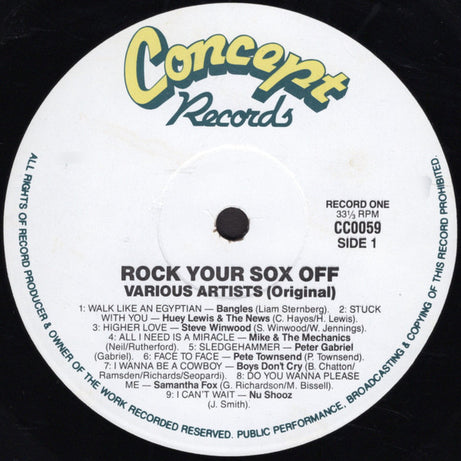 Various : Rock Your Sox Off (2xLP, Comp, Gat)