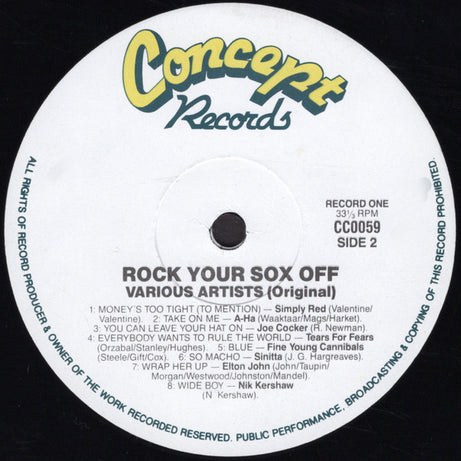 Various : Rock Your Sox Off (2xLP, Comp, Gat)