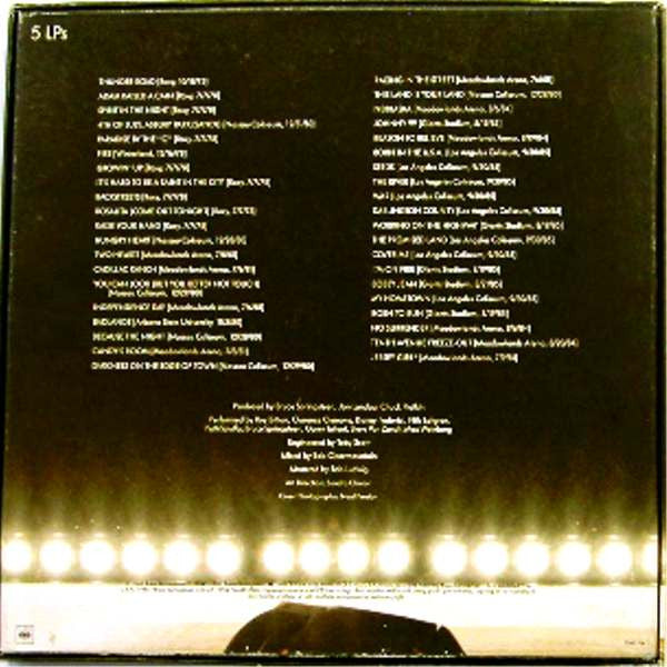 Bruce Springsteen & The E-Street Band : Live/1975-85 (5xLP, Album + Box)