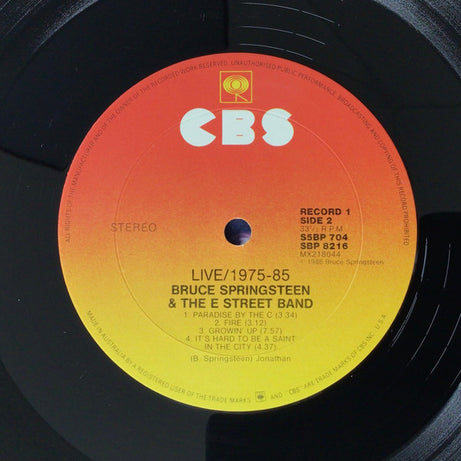 Bruce Springsteen & The E-Street Band : Live/1975-85 (5xLP, Album + Box)
