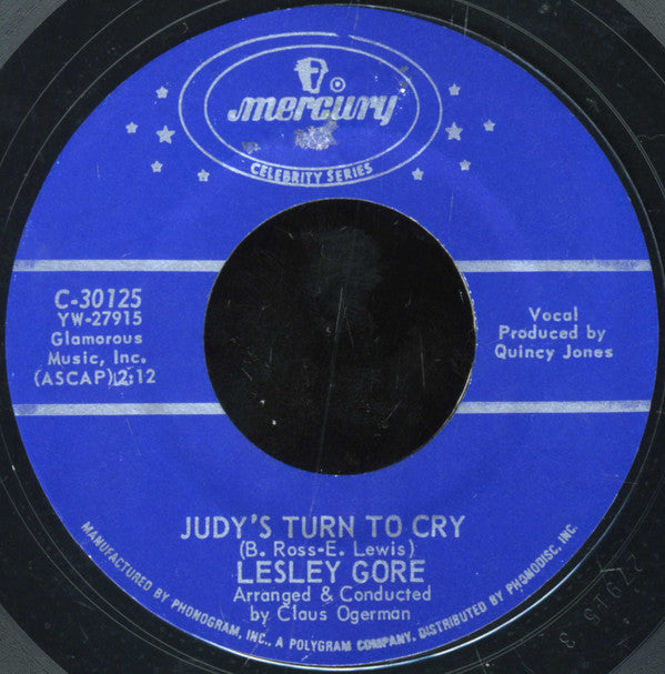 Lesley Gore : Judy's Turn To Cry / You Don't Own Me (7", Single, RE, Styrene)
