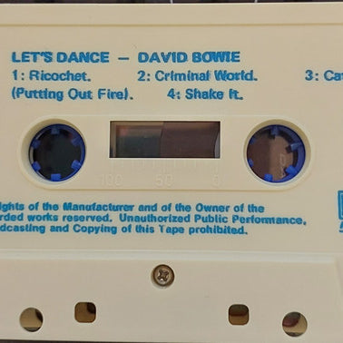David Bowie : Let's Dance (Cass, Album)
