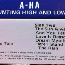 a-ha : Hunting High And Low (Cass, Album)