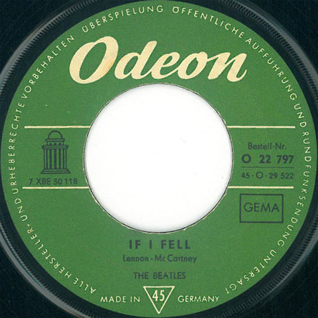 The Beatles : Tell Me Why / If I Fell (7", Single)