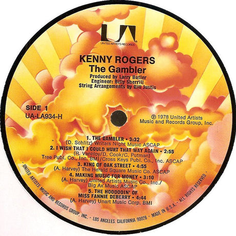 Kenny Rogers : The Gambler (LP, Album)