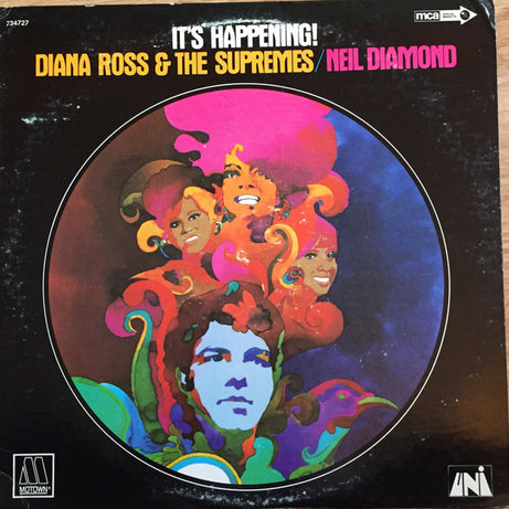 Diana Ross & The Supremes* / Neil Diamond : It's Happening! (LP, Comp)