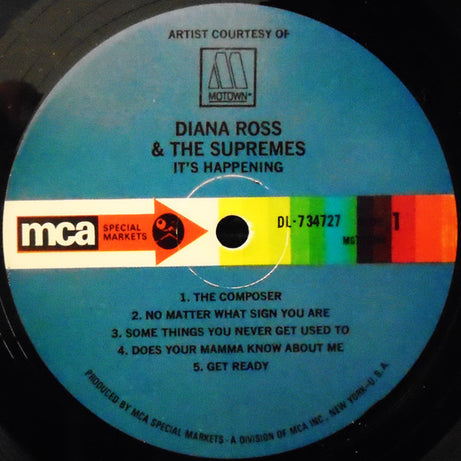Diana Ross & The Supremes* / Neil Diamond : It's Happening! (LP, Comp)